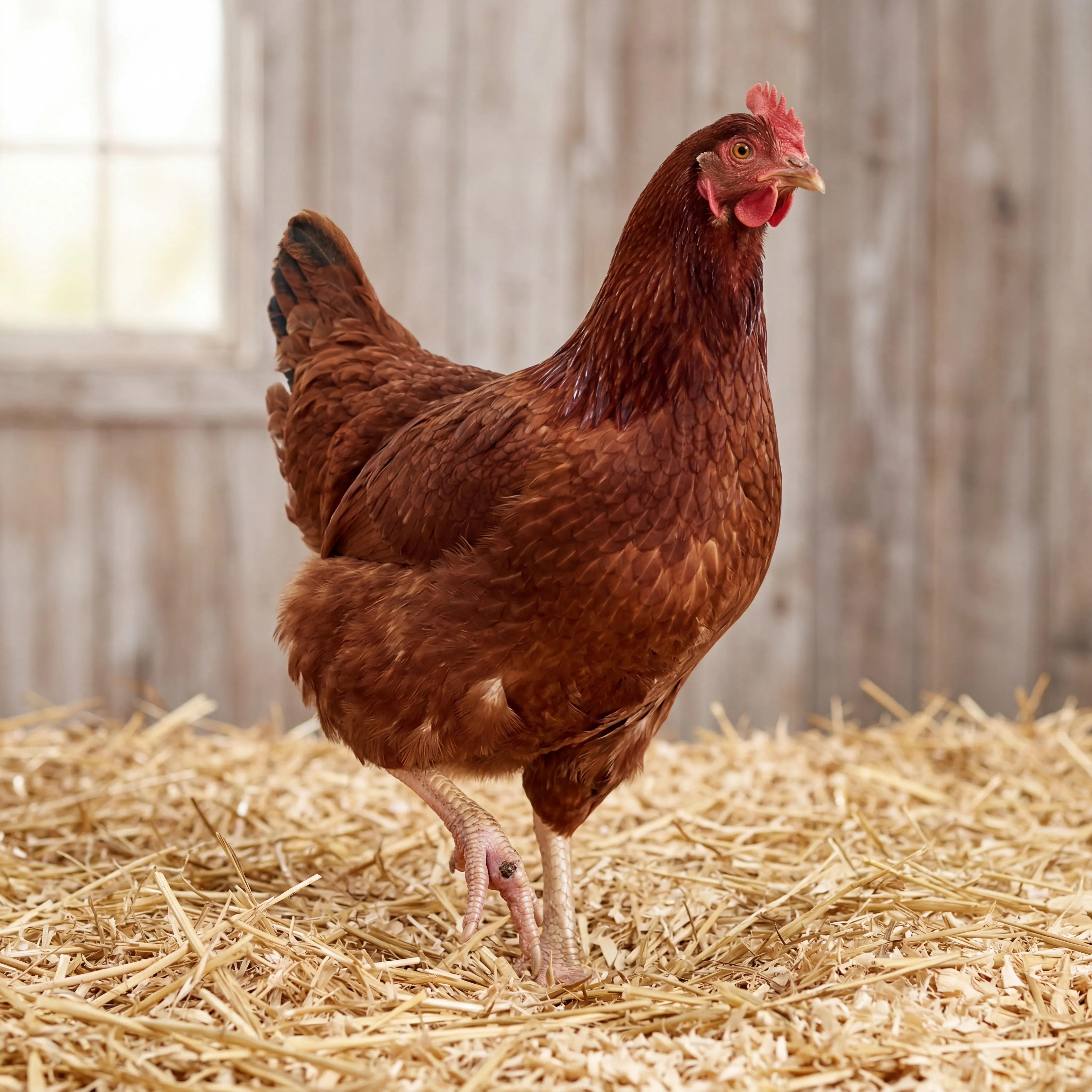 Chicken with bumblefoot