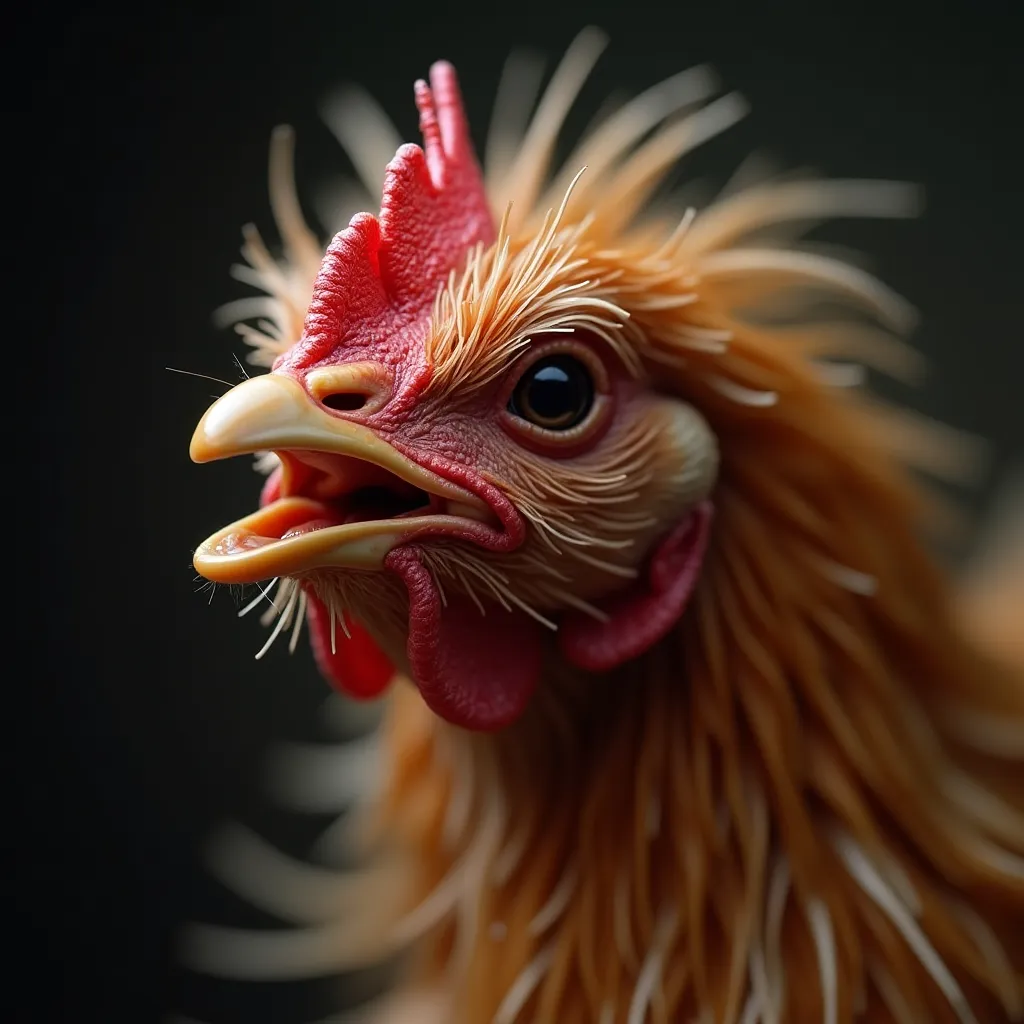 Chicken mite infestation assessed during a TelaVets online consultation