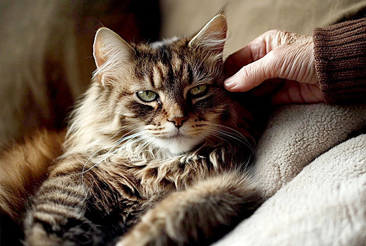 Cat with arthritis