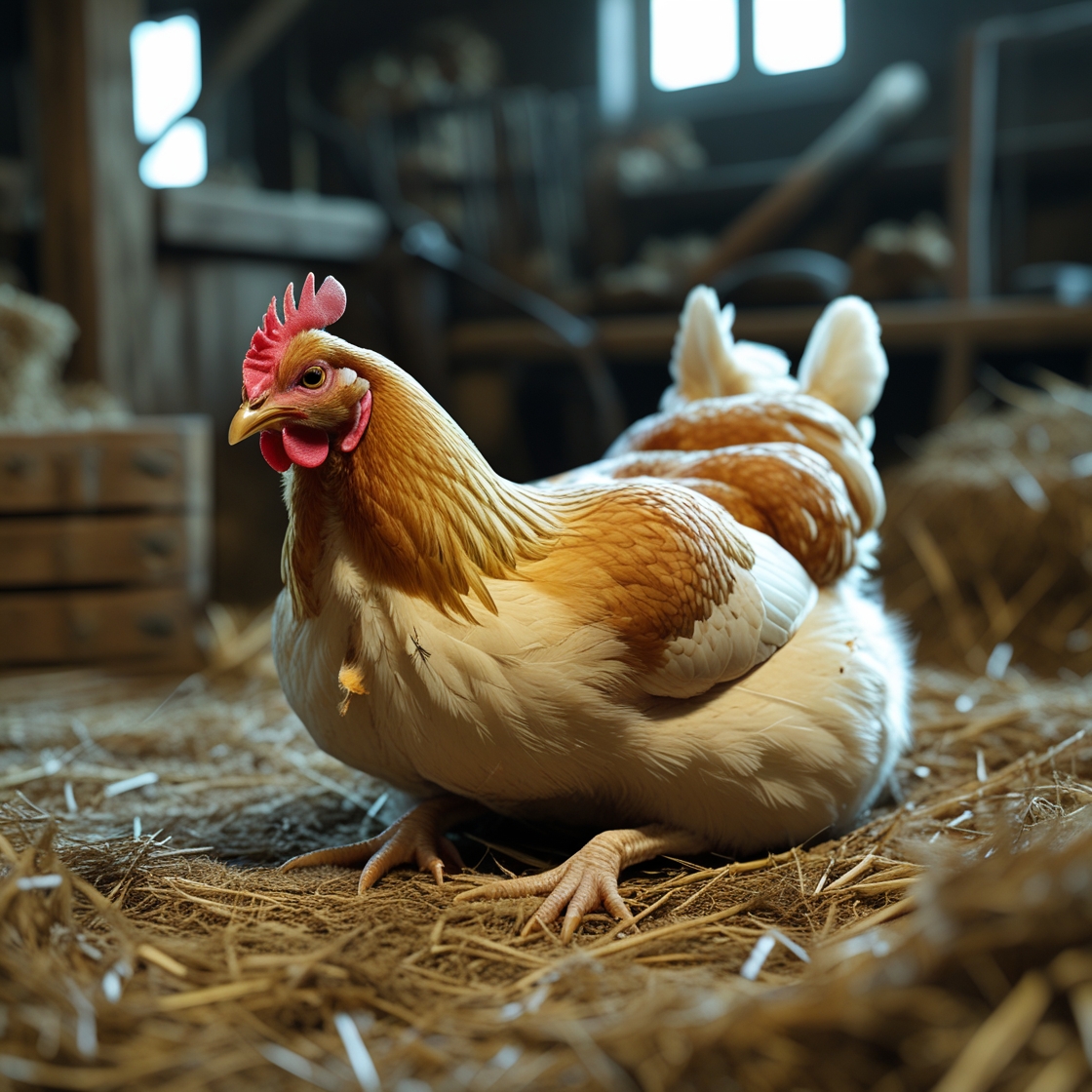Chicken with crop issues