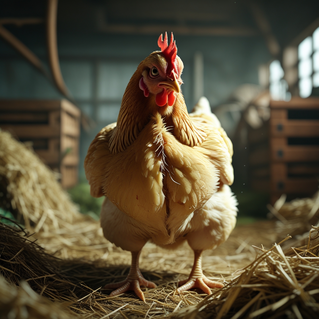Chicken with nutritional issues