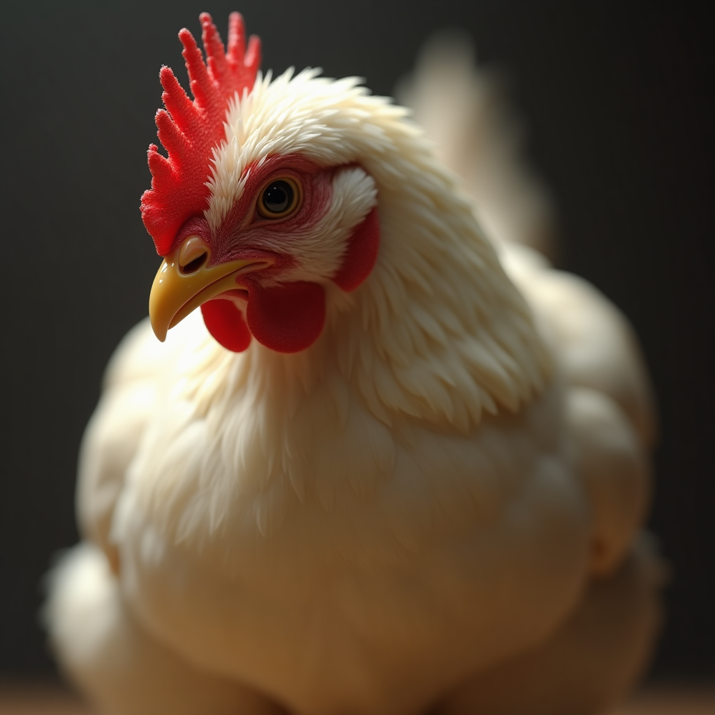 Chicken with respiratory symptoms