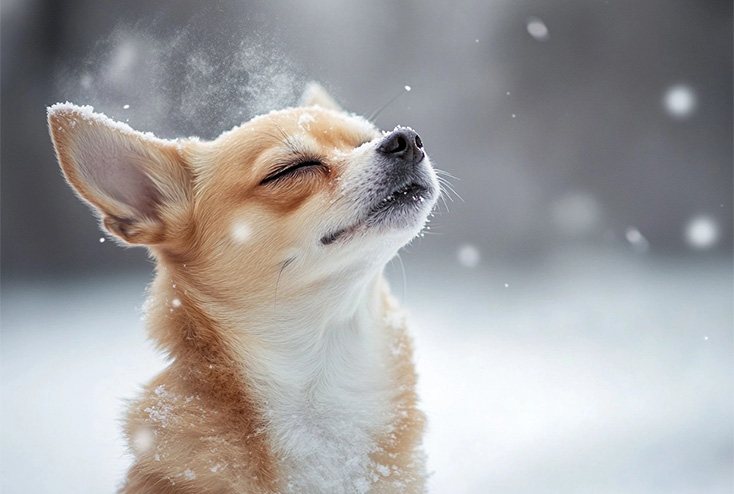 Dog with trembling issues