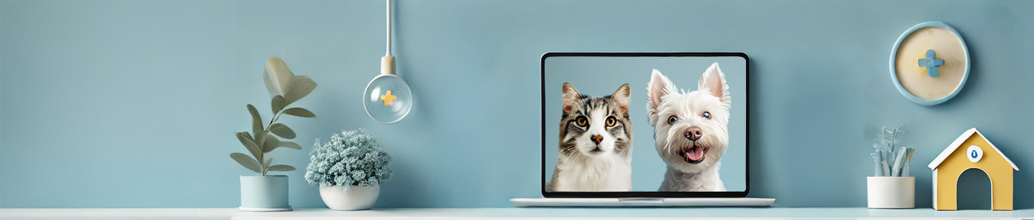 Background with cat